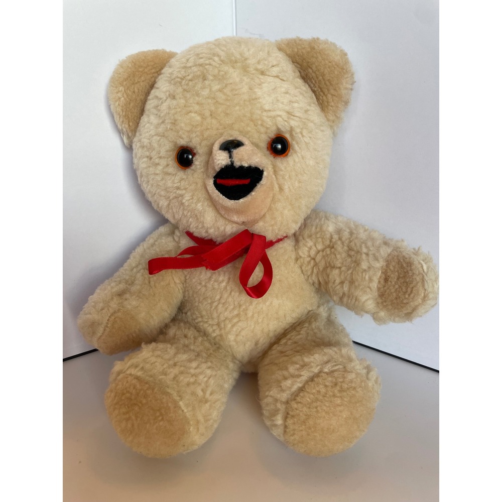 Vintage‎ 1986 Russ Snuggle Bear Plush Stuffed Animal Lever Brothers Advertising